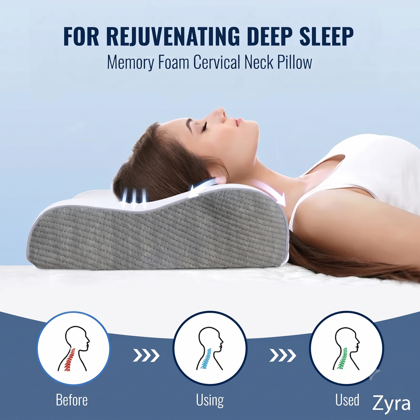 Orthopedic Memory Foam Pillow