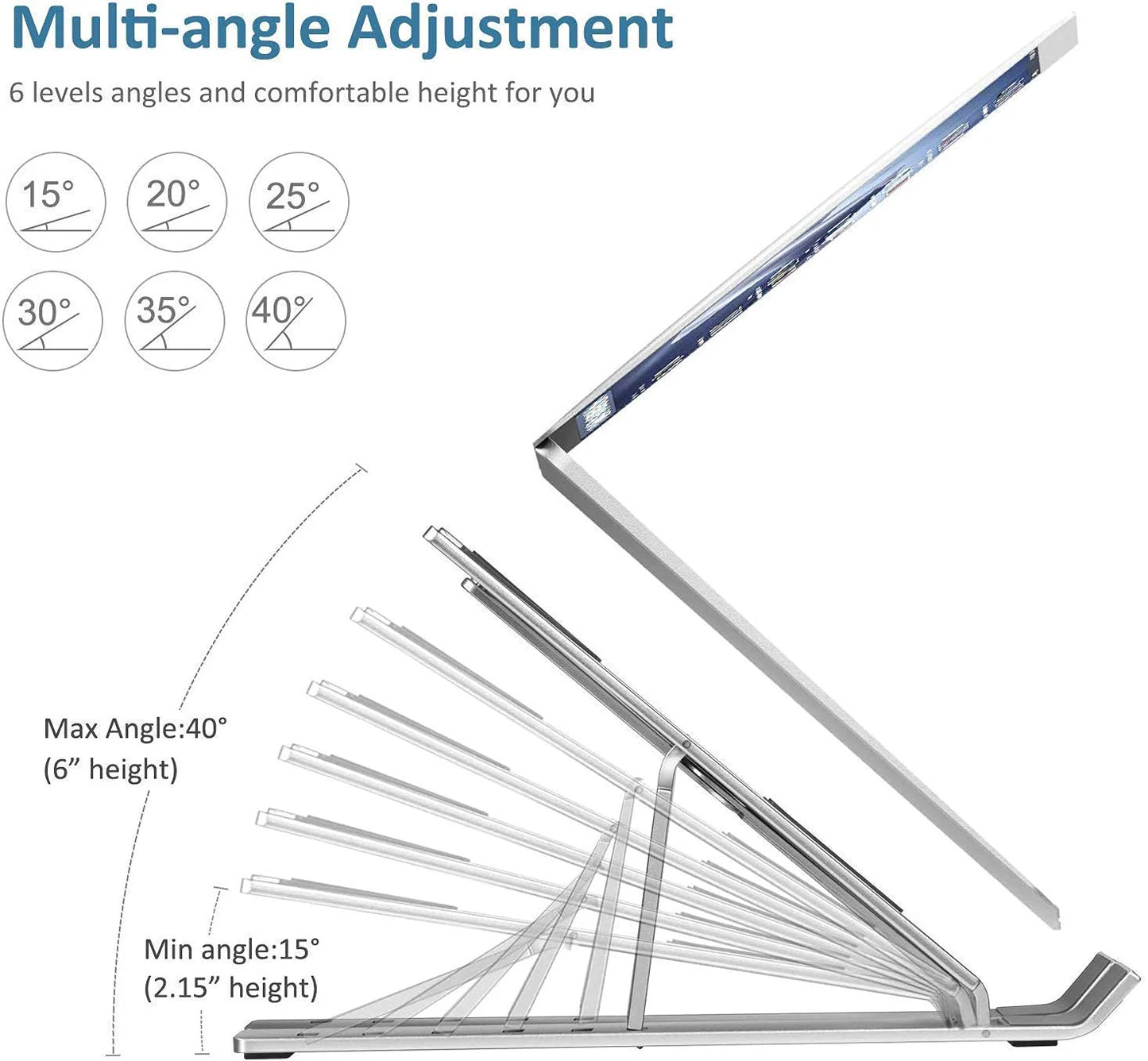 Ergonomic Pro Stand - Aircraft-Grade Aluminium